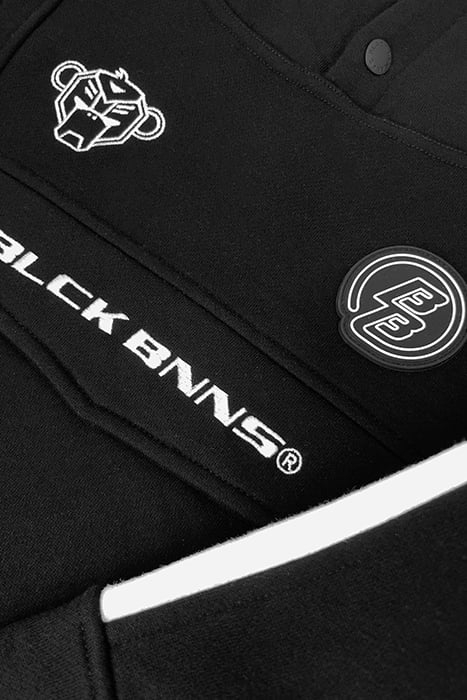 ANORAK STRIPE HOODIE BLACK 6