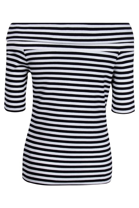 S.OLIVER T-SHIRTS WHITE STRIPES 2