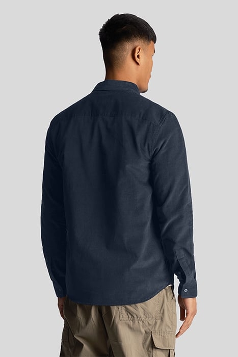 NEEDLE CORD SHIRT MUDDY NAVY 2