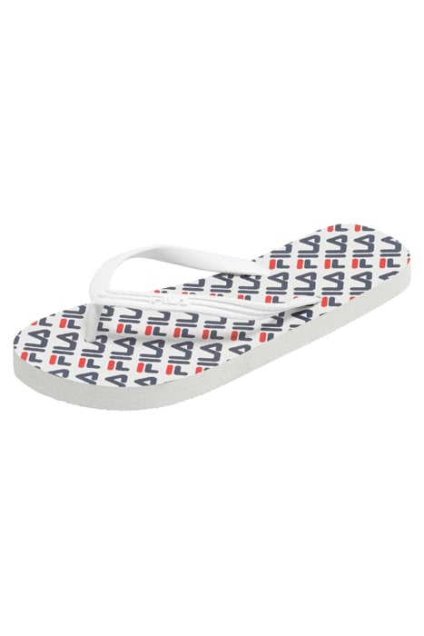 TROY LOGO SLIPPER WMN WHITE 6