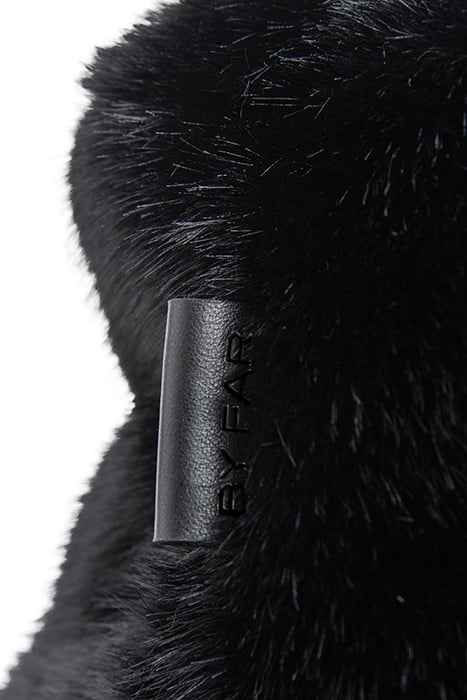 FLETCHER BUCKET HAT BLACK FAUX FUR 3