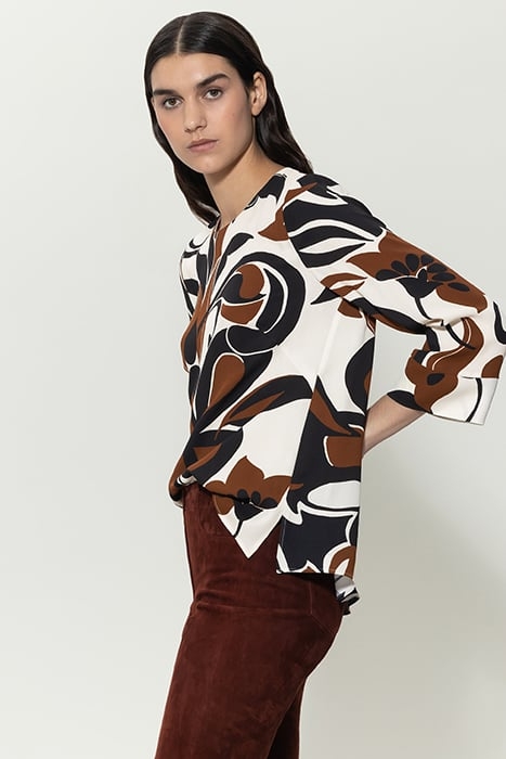 BLOUSE WITH FLOWER PRINT MULTI 5