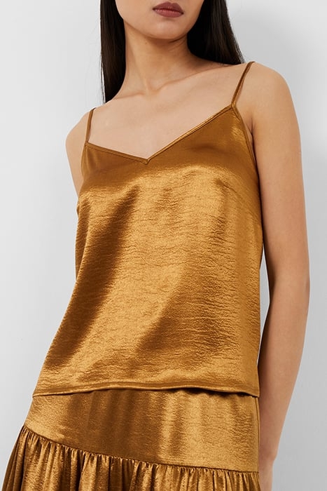 DENNEY SATIN CAMI BROWN 4