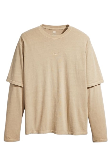 LS LONG-SLEEVED T-SHIRT BEIGE 3