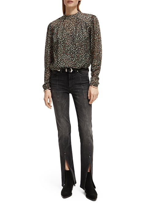 MOCK NECK TOP WITH OPEN BACK DETAIL CREATURES OF THE NIGHT F 3