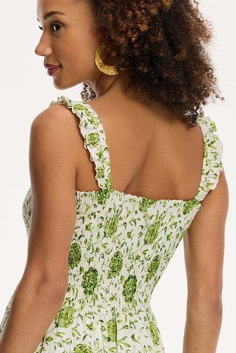 LADIES SEYCHELLES DRESS BOTANIC FLOWER GREEN BOTANIC FLOWER 8