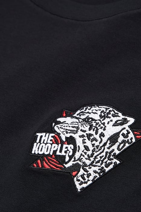 T-SHIRT MC TIGER PATCH EN BRODERIE BLACK 2