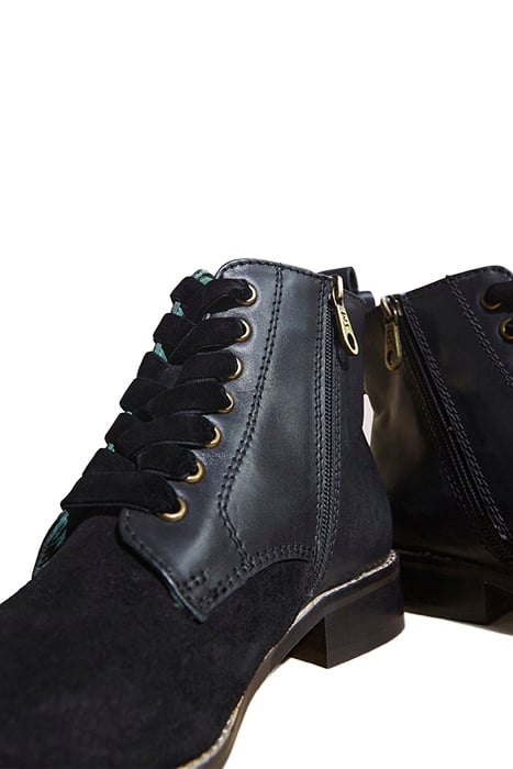 MARGOT LACE UP BOOT PURE BLACK 4