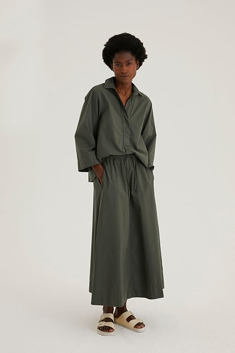 COTTON POPLIN SHIRT WHITE 1