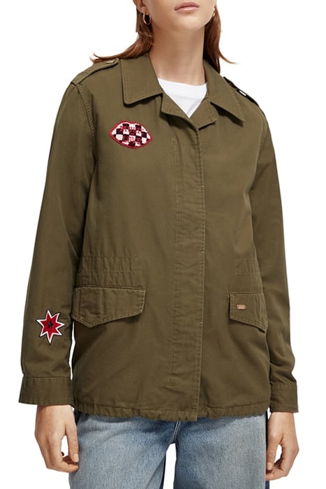 EMBROIDERED FESTIVAL JACKET MILITARY 1