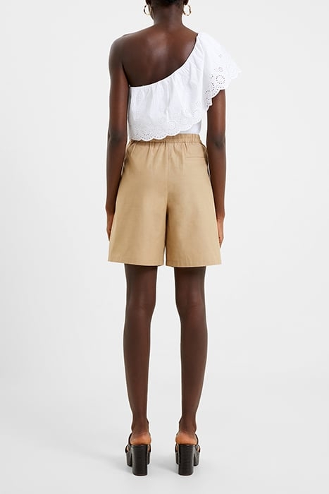 ALANIA LYOCELL BLEND SHORT BROWN 2