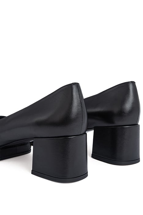 SAVA BLACK PATENT AND NAPPA LEATHER 3