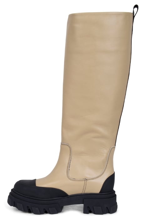 CLEATED HIGH TUBULAR BOOT SAND 3