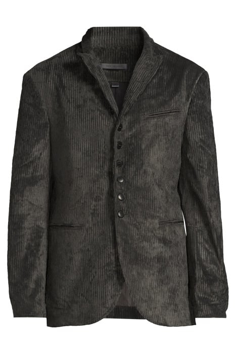 WOODWARD SLIM FIT CONVERTIBLE PEAK LAPEL IRON GREY 3