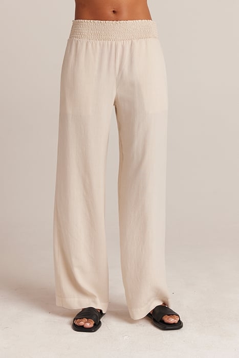 SMOCKED WAIST WIDE LEG PANT CLIFFSIDE 1