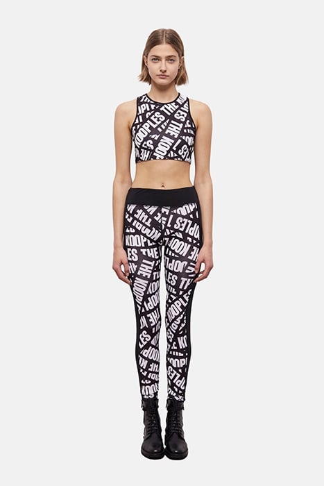 JOGGING BANDE LOGO BLACK / WHITE 1