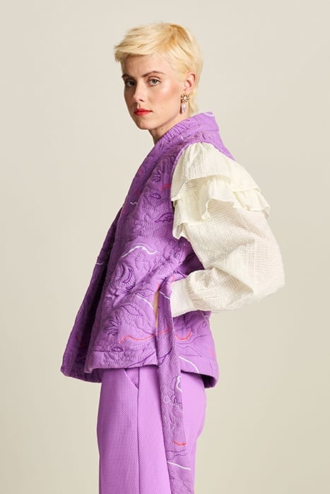 GILET - QUILTED PURPLE PURPLE 5