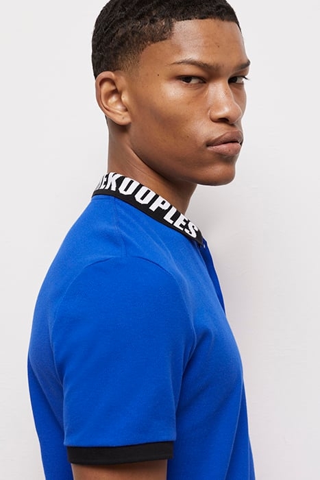 POLO MC RIB LOGO BLUE ELECTRIC 5