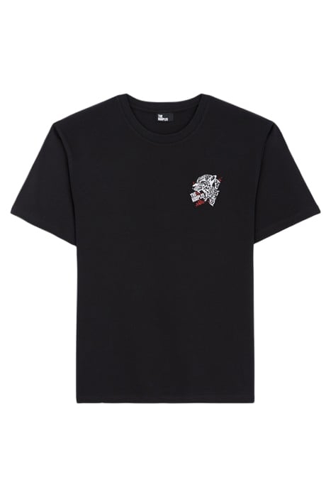 T-SHIRT MC TIGER PATCH EN BRODERIE BLACK 1