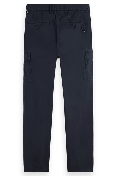 STUART- GARMENT-DYED PIMA COTTON CARGO PANT NAVY 5