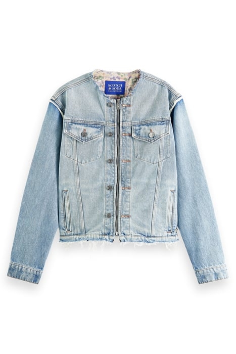 ZIP FRONT TRUCKER JACKET COTTON ZIP IT UP 4