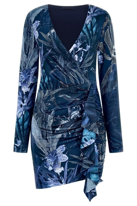 LS EMILY DRESS ETCHED TROPICAL PRIN 4