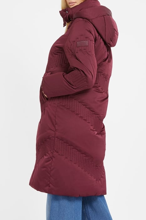 IDA LONG DOWN JACKET MYSTIC WINE 4