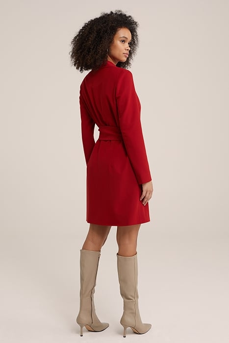 DRESS SHORT SAFFRON RED 3