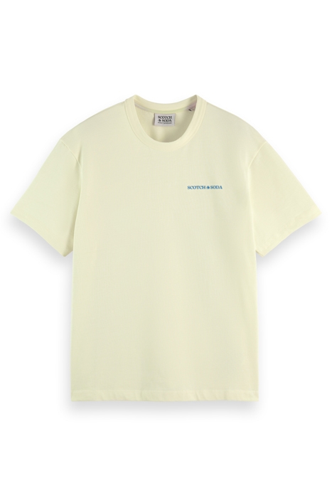 UNISEX CREWNECK TEE IN ORGANIC COTTON DAFFODIL 5