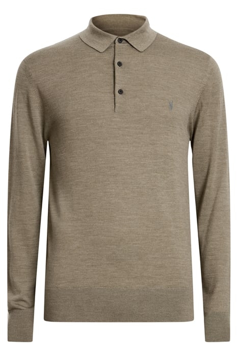 MODE MERINO LS POLO TAYLOR GREEN 4