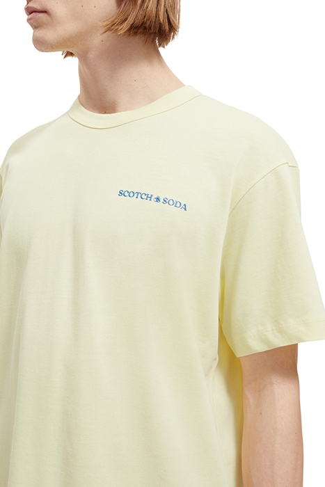 UNISEX CREWNECK TEE IN ORGANIC COTTON DAFFODIL 7