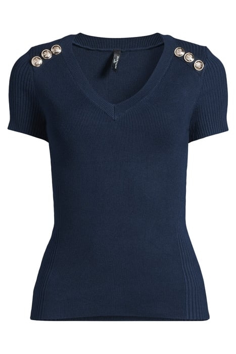 TETI SS VN SWEATER T SECRET BLUE 3