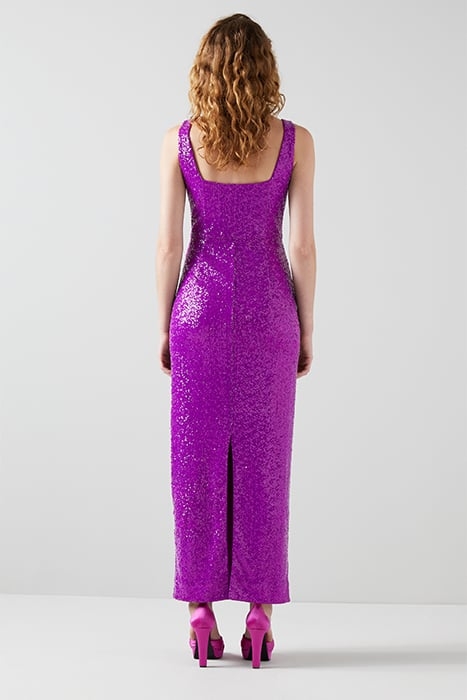 DR WINTER SEQUIN MAXI VIOLET 2