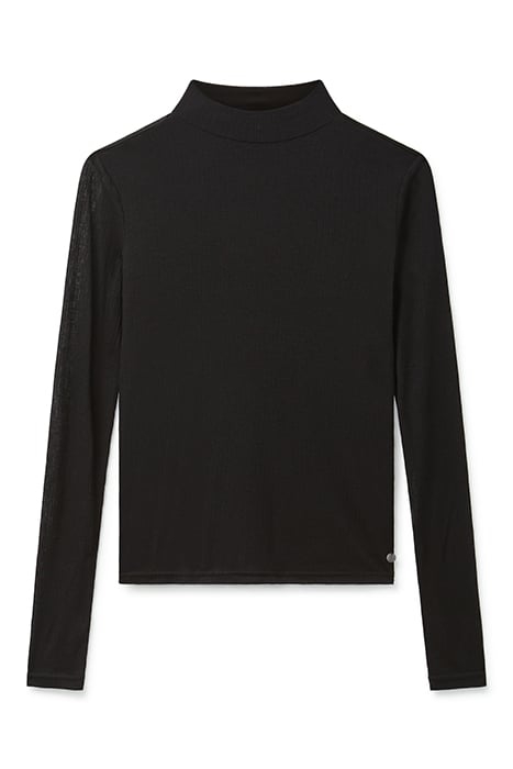 SHEER MOCKNECK BLACK 3