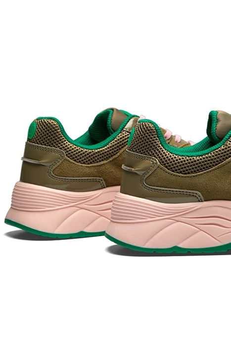 GIRLS CELESTIA SNEAKER ARMY GREEN 7