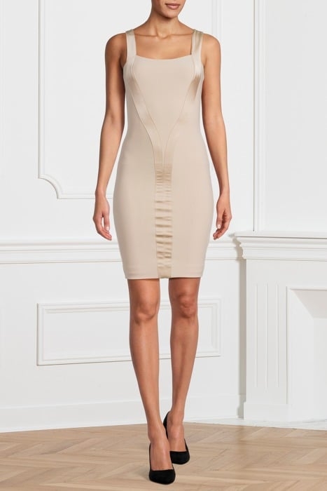 KAREN DRESS FAWN TAUPE 1