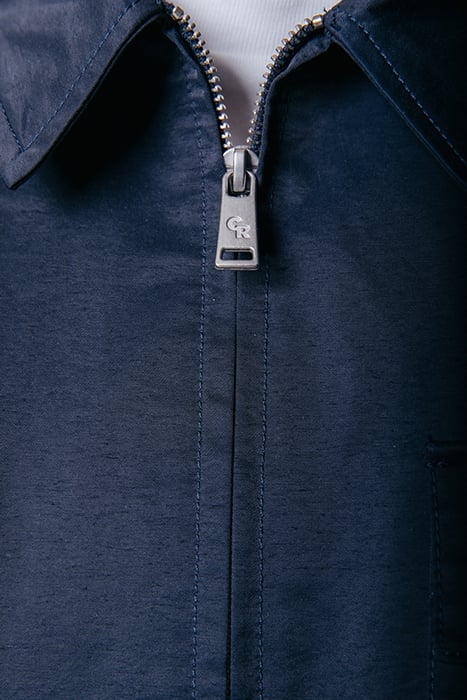 LUKE ZIP SHIRT DEEPEST BLUE 3