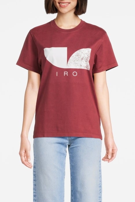 DACHI T-SHIRT IN RUST RED 1
