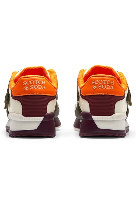 GIRLS VIVINA VELCRO SNEAKER ARMY GREEN MULTI 4