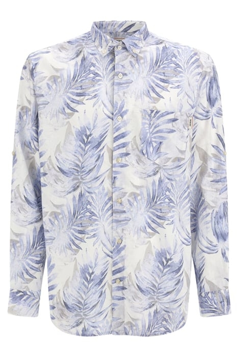 LS COLLINS AOP SHIRT BLUE FOLIAGE 4