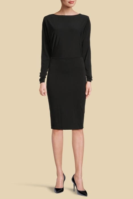 CASSIE DRESS JET BLACK 1