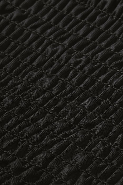 SMOCKED DETAILED SWIMSUIT BLACK 6