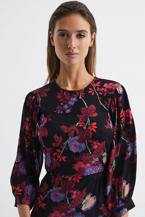 PAULINA DRESS BLACK/PINK 6