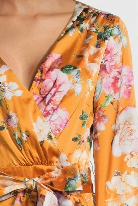 ERIKA DRESS ETHEREAL ROSES ORANG 4