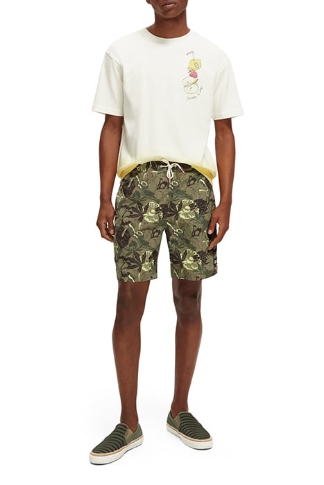 DIP-DYED SUMMER ARTWORK T-SHIRT WHITE 3