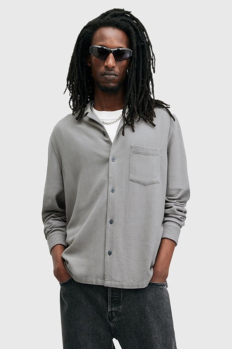 CUDI LS SHIRT RADIO GREY 1