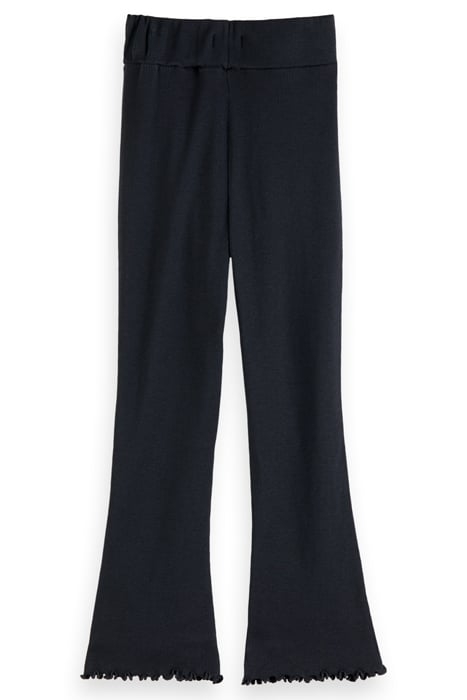 GIRLS FLARED LEGGINGS BLACK 2