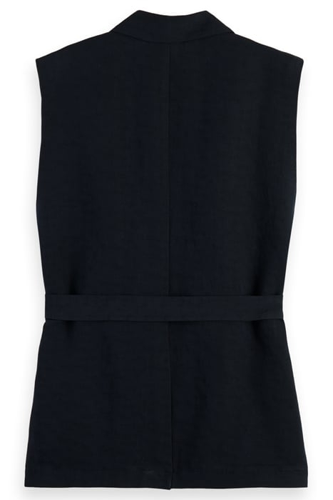 BELTED DOUBLE BREASTED GILET NIGHT 5