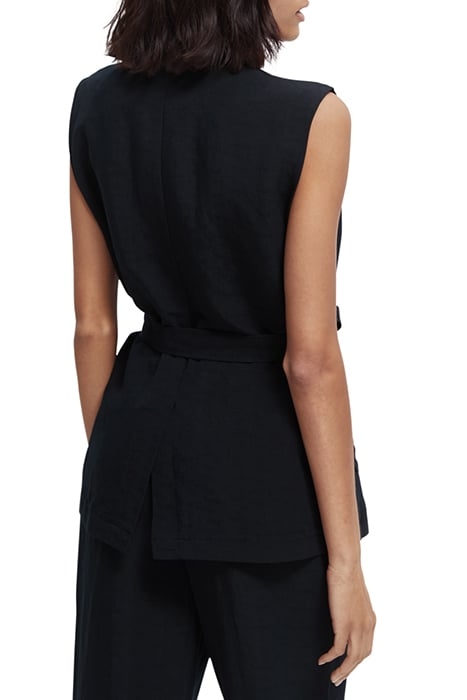 BELTED DOUBLE BREASTED GILET NIGHT 2