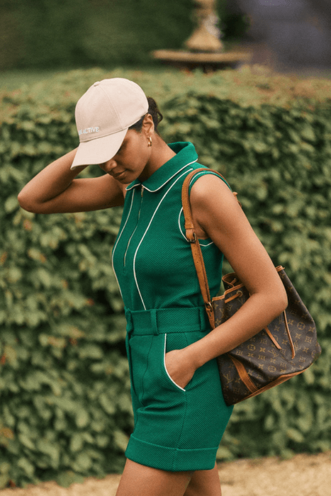 MOON CLASSIC PINTUCK SHORTS COURT GREEN 2